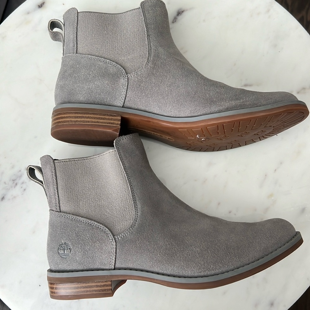 Timberland Gray Ankle Boots